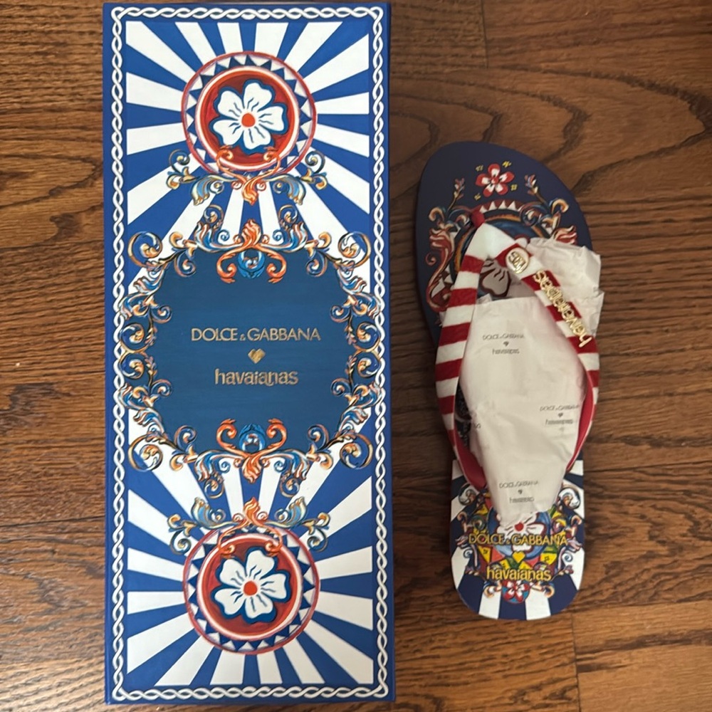 Dolce and Gabbana havaianas LIMITED EDITION